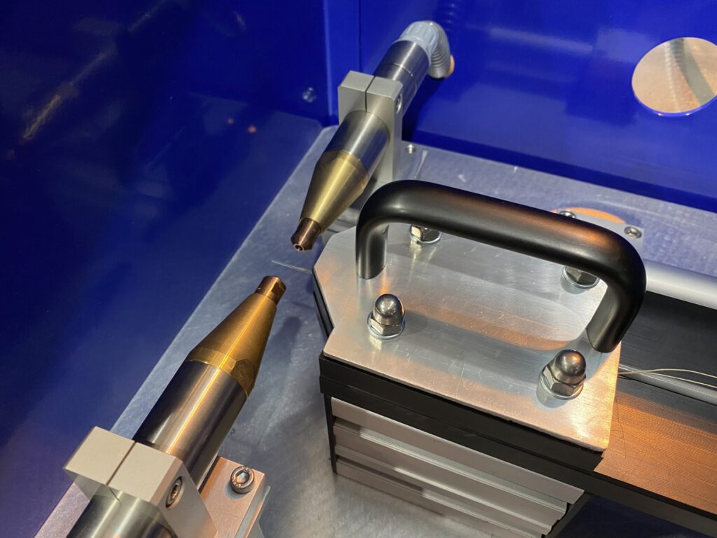 Dual atmospheric plasma treater